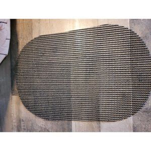 Black Non slip placemat table decor